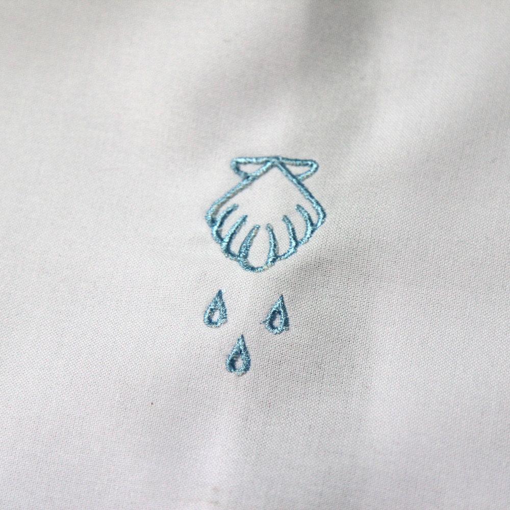 Embroidered baptism gowns and stoles