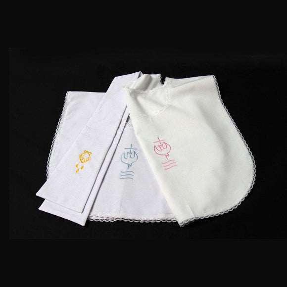 Embroidered baptism gowns and stoles