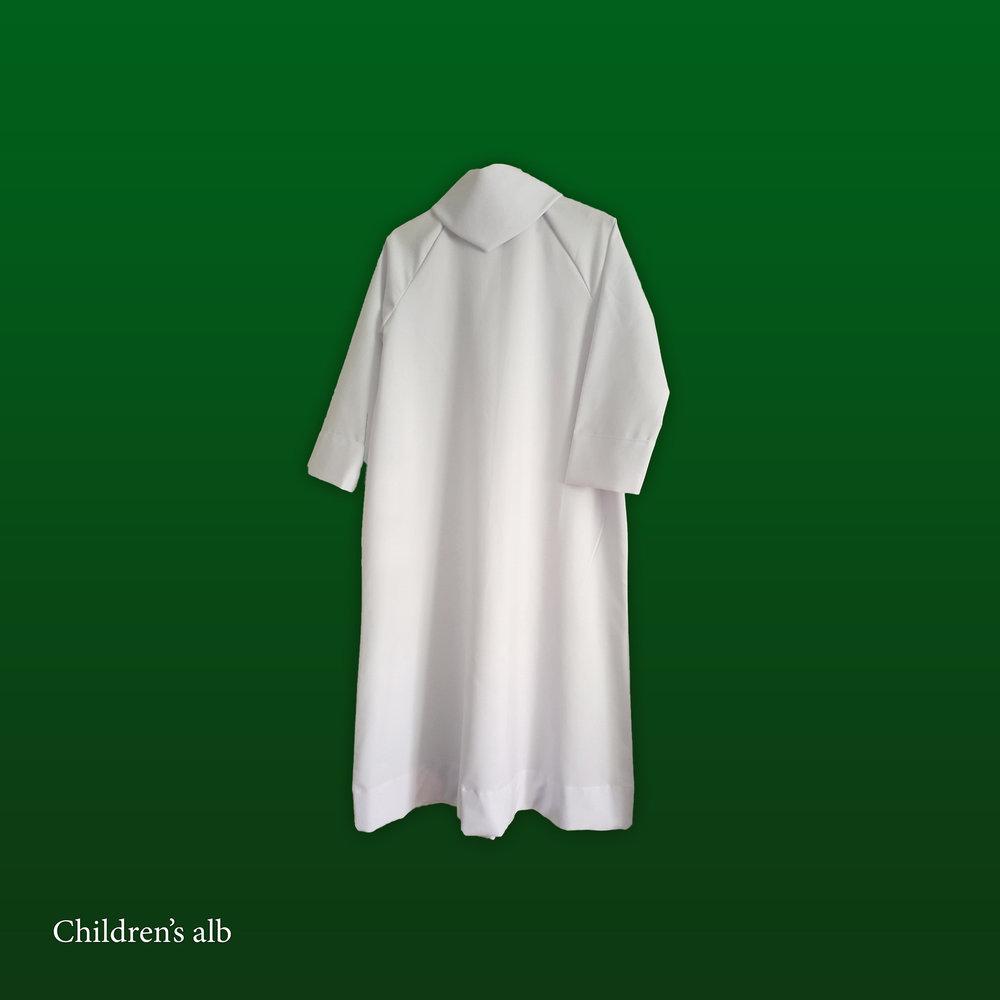 Albs – Children’s  Please provide measurements for these